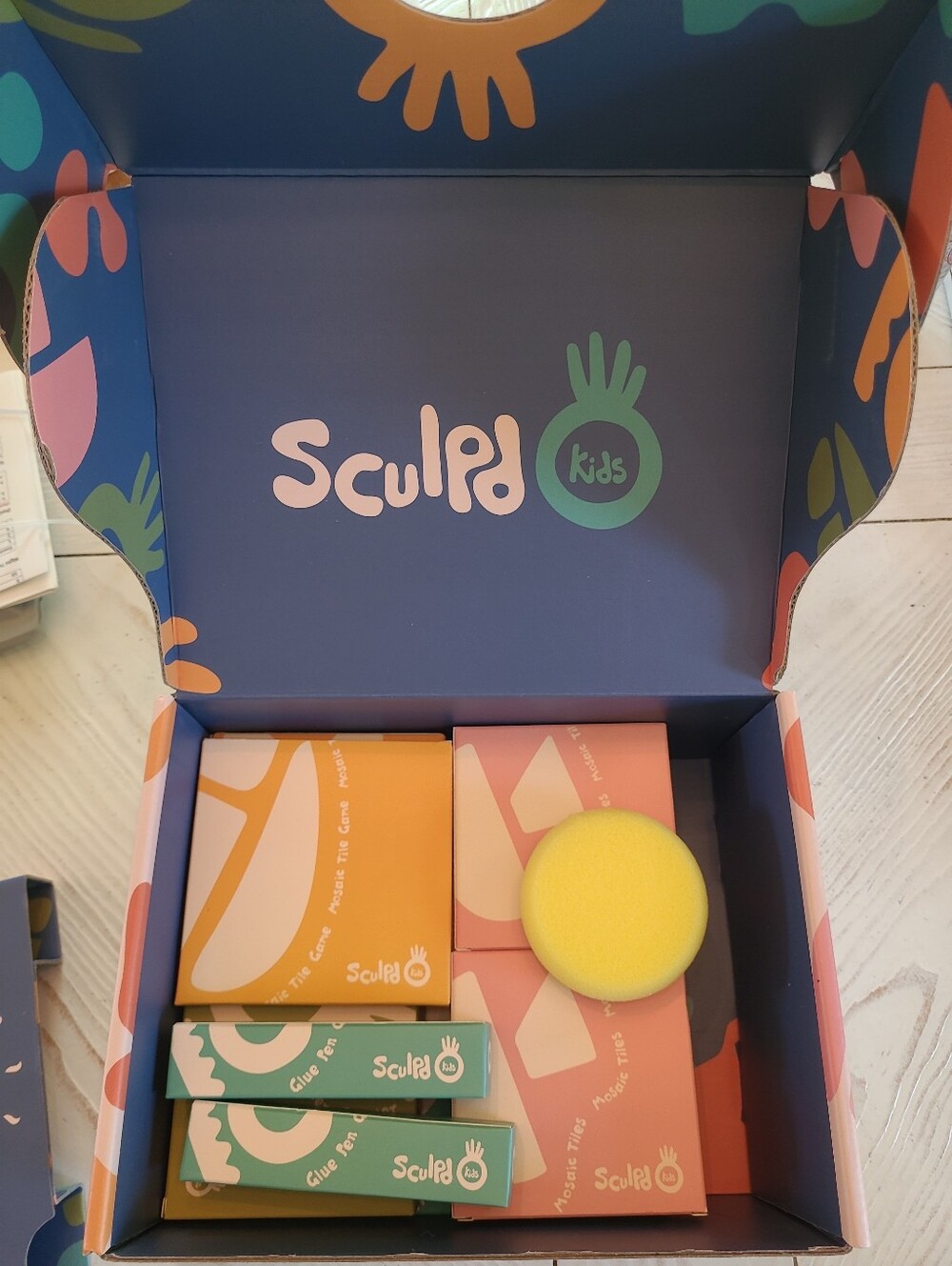 NIB Sculpd Kids Mosaic Craft Box, Ages 4-6